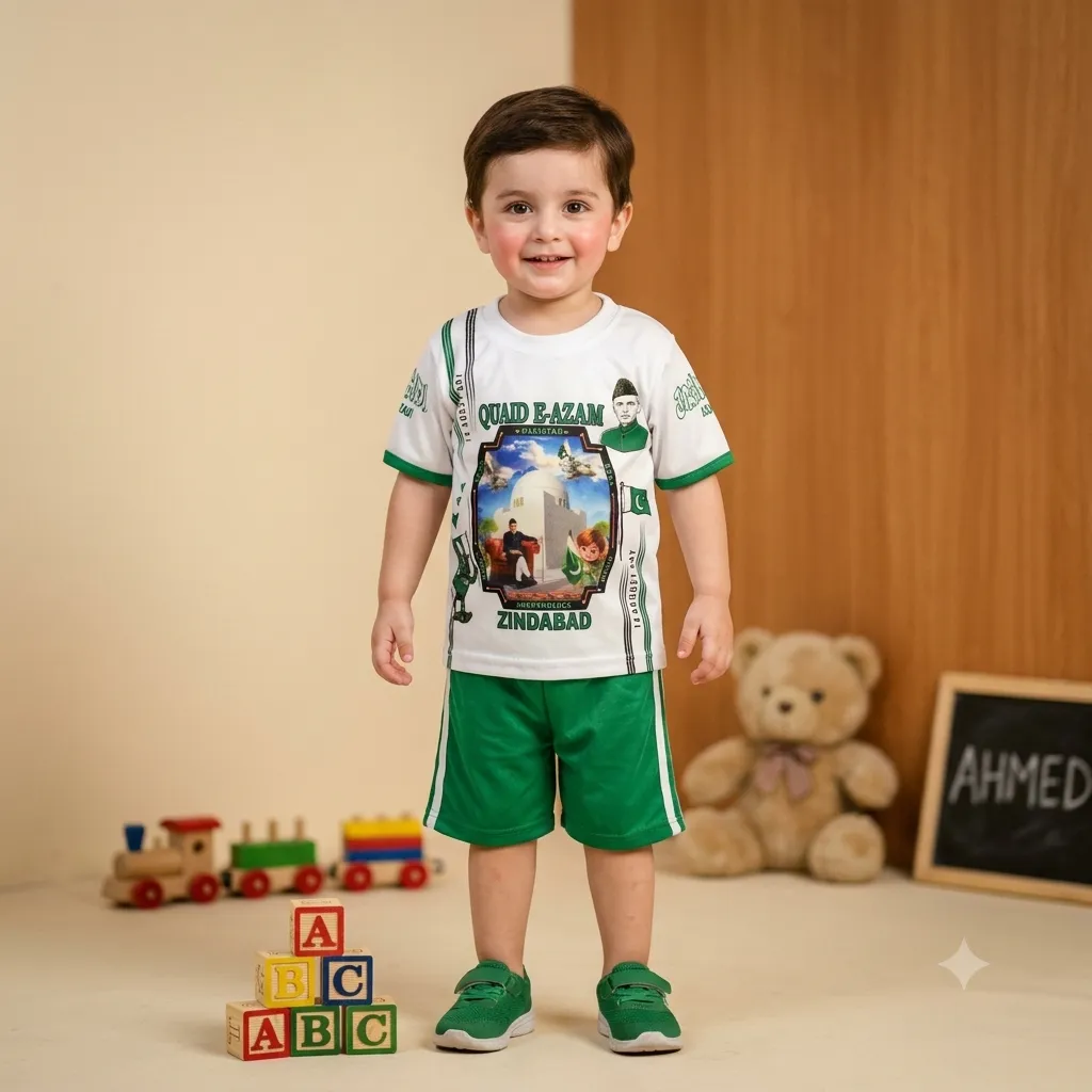Boys Jashan e azadi Lightning Niker shirt