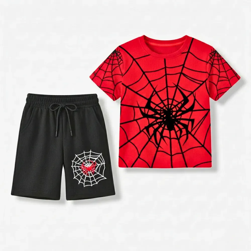 Spider-Man Kids Outfit Red and Black
