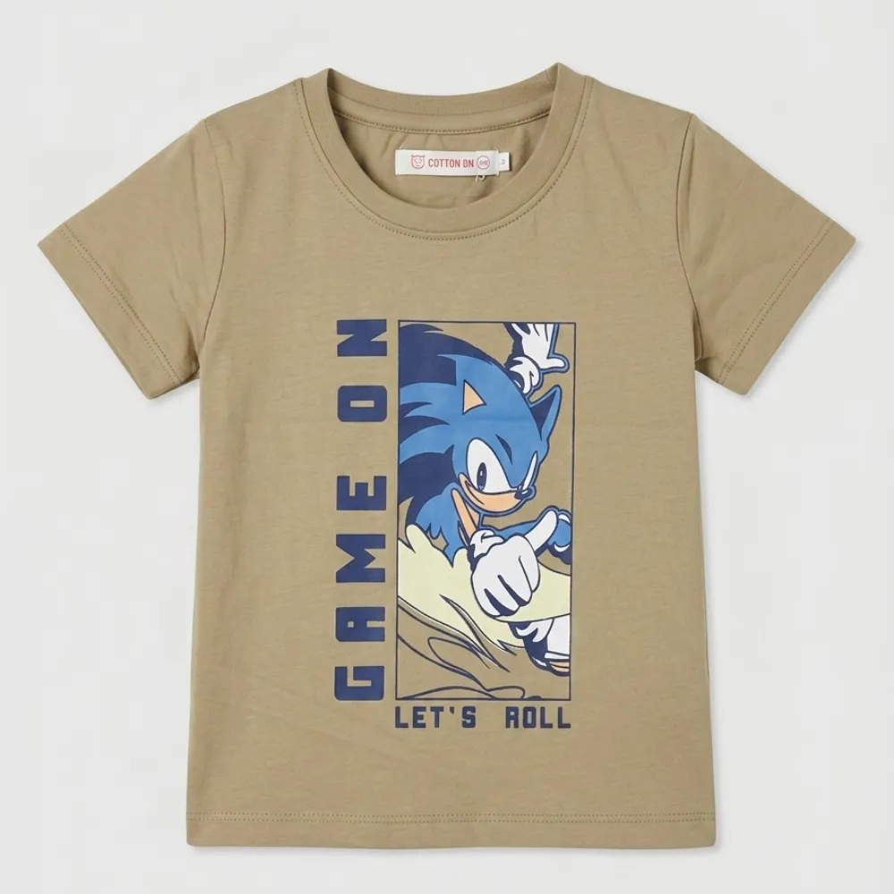 Red Sonic the Hedgehog T-Shirt for Kids